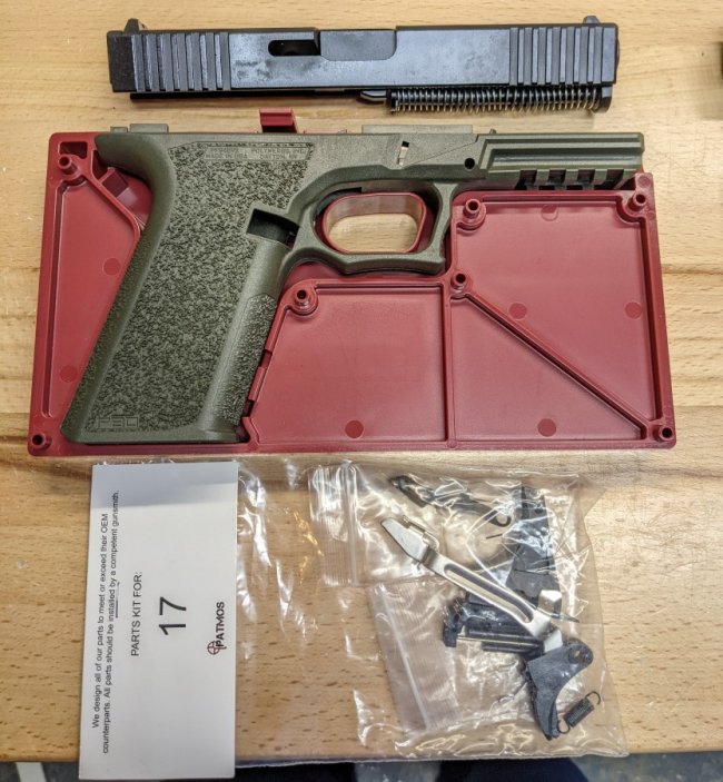 Complete 80% Glock 17 Kit [PF940V2 OD Green]