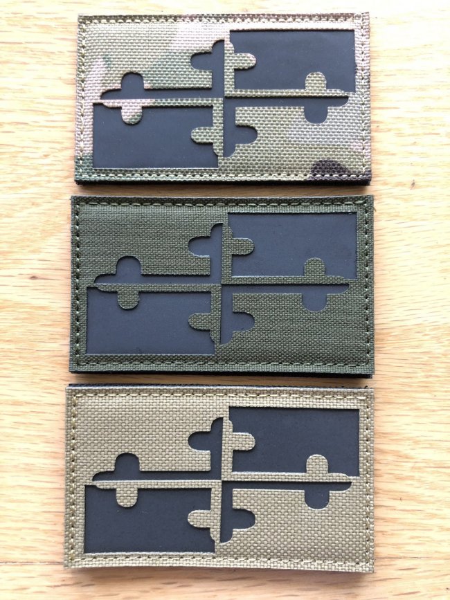 Crossland Banner IR reflective tactical patches