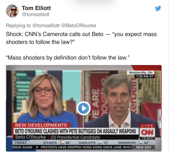 Beto O’Rourke confirms he’ll send law enforcement to confiscate guns, gets OWNED by Alisyn Camer.jpg
