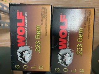Wolf Gold .223 55 gr FMJ - 280 rounds