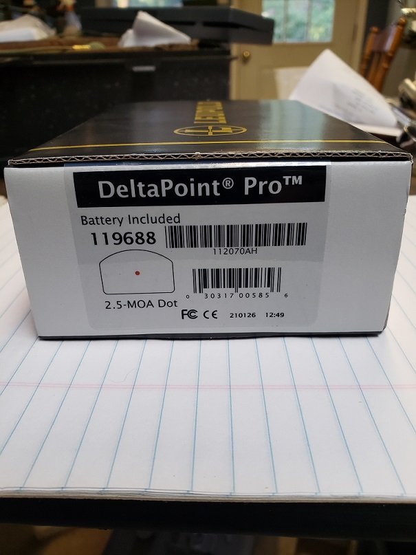 Leupold DeltaPoint Pro Reflex Sight , Matte, 2.5 MOA Dot