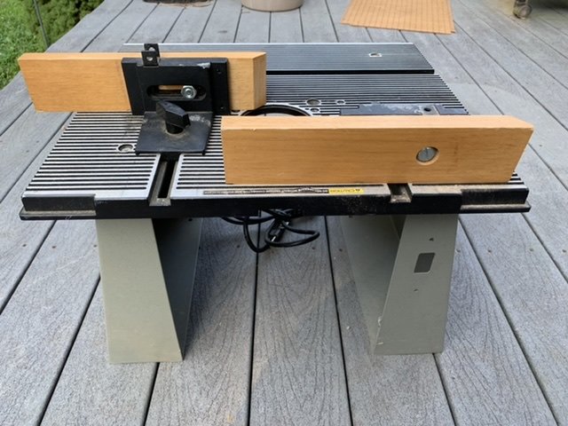 Craftsman Router & table stand & Porter Cable Router Table for sale $50