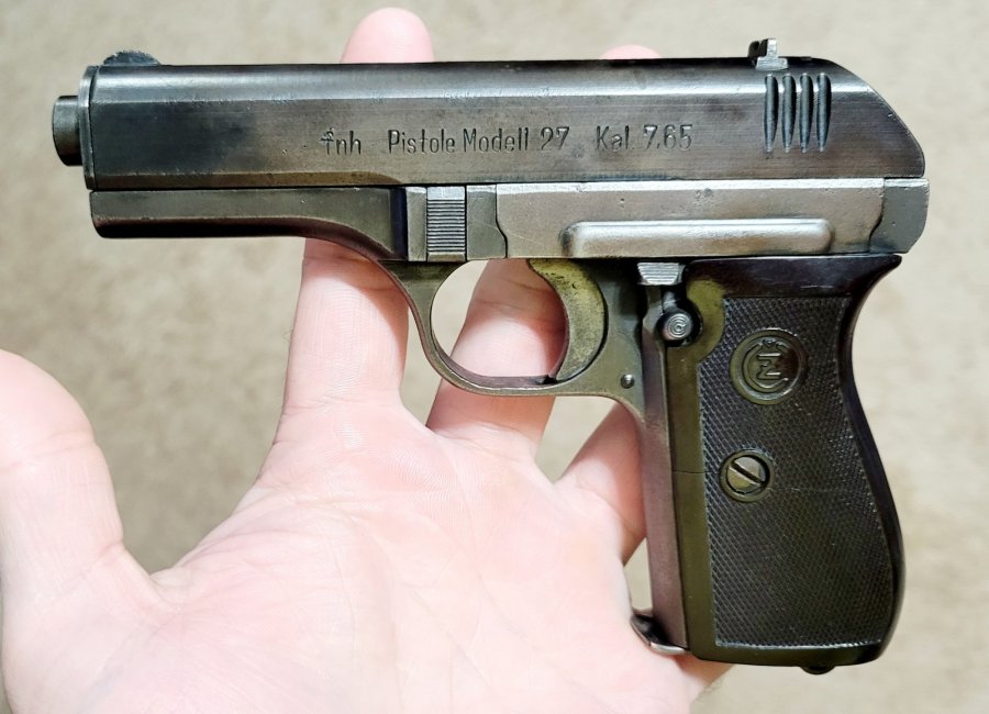 CZ27 Nazi pistol
