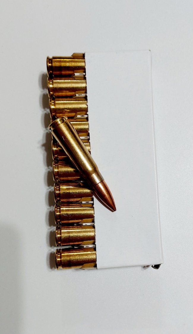 7.62x39 brass cased ammo