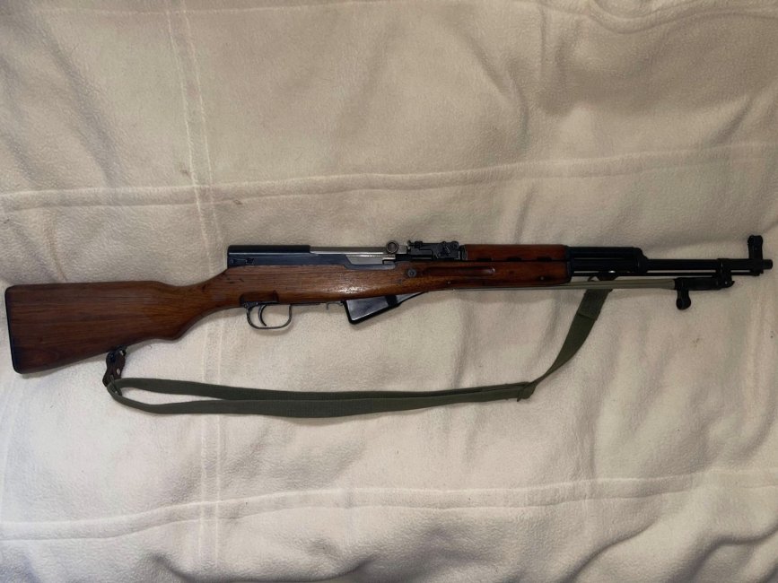 Rare Clayco SKS rifle with 200 rds ammunition