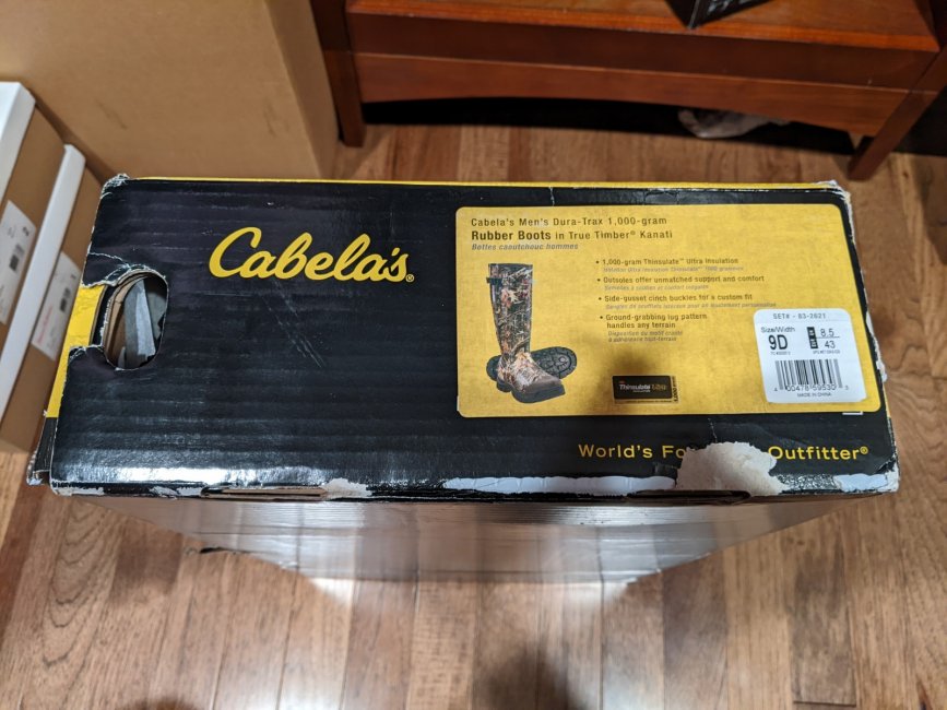 Cabela's Mens Dura-Trax 1,000-Gram Rubber Boots