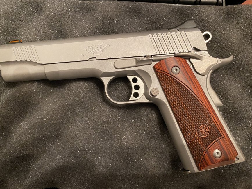 Kimber Stainless 1911with Rosewood Grips