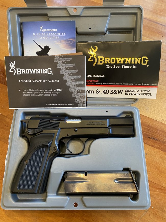 Browning Hi Power .40 S&W - unfired