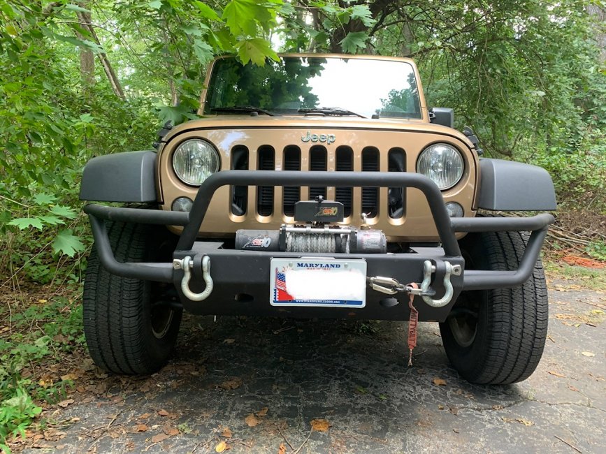 Smittybilt Front Bumper and Winch for Jeep JK