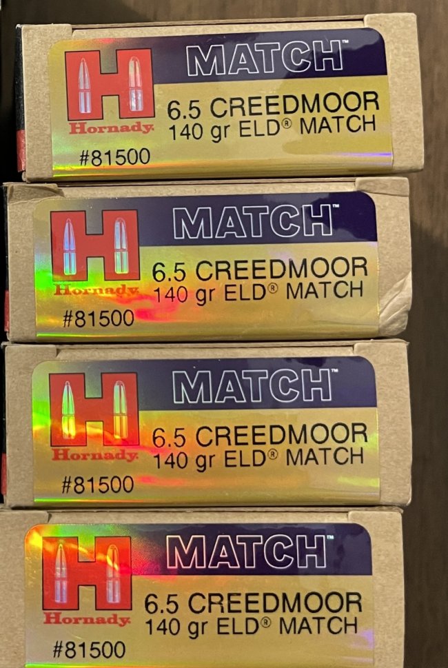 Hornady 6.5 Creedmore 140 gr ELD-M ammo
