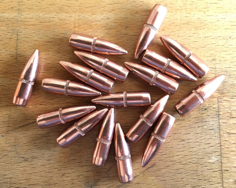 930 Hornady 62 Grain .224 Bullets with Cannelure