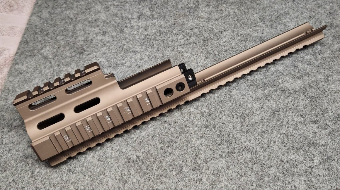 Midwest Industries Quad Rail Forend Extension FN SCAR 16S, 17S FDE