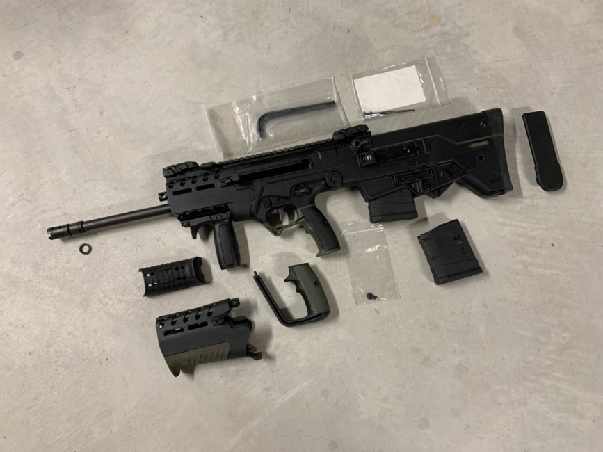 FS: MD legal Tavor T7, 20” barrel, 7.62 NATO with upgrades and extras, 2 x 10-rd mags