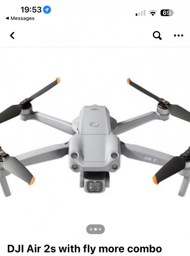 DJI 2s drone with fly more combo
