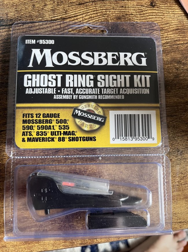Brand New Mossberg 500/590/535/835/Maverick 88 Ghost ring rights 95300