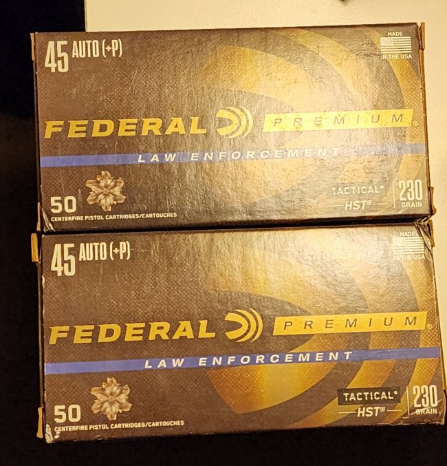 Trade Pending. 100 rounds 45acp Federal HST for 40 S&W HP's Glen Burnie