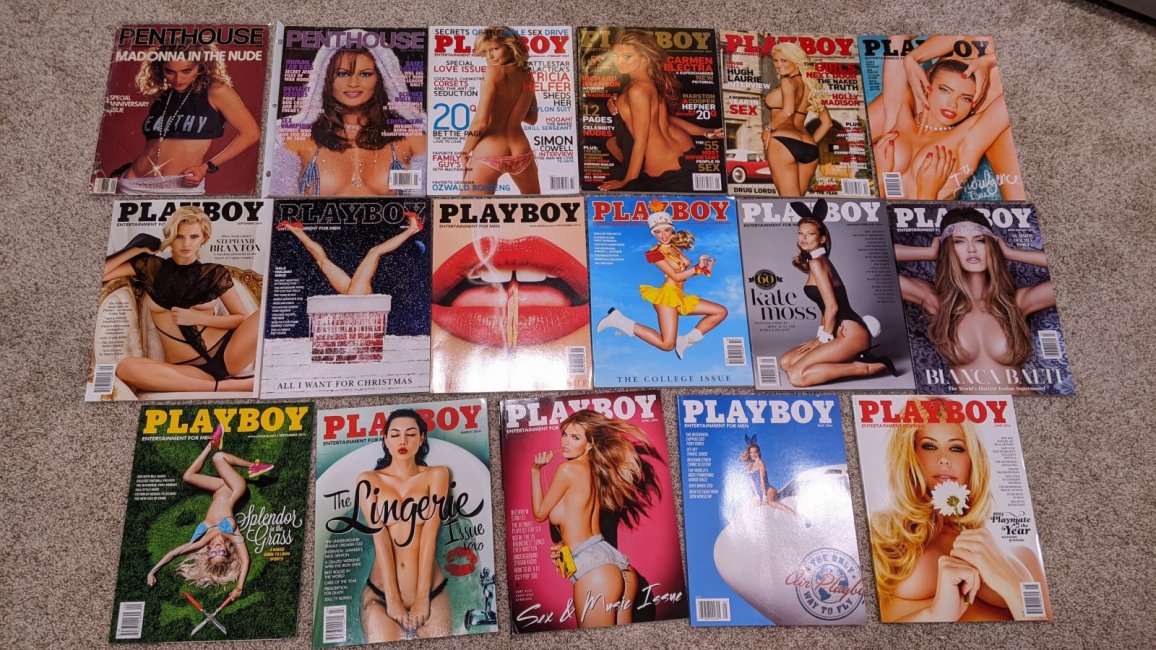 Collectible Penthouse & Playboys Lot w/ Madonna 1980's + 2007-2014 (18+ Only)