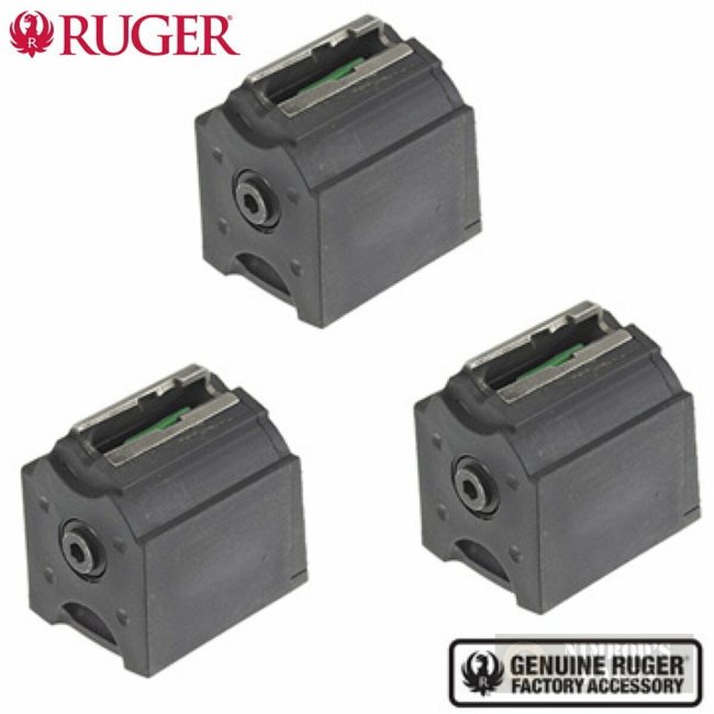 Ruger 10/22 LEFT-HAND .22LR 10 Round MAGAZINE 3-Pk LX-1 BX-1 90979