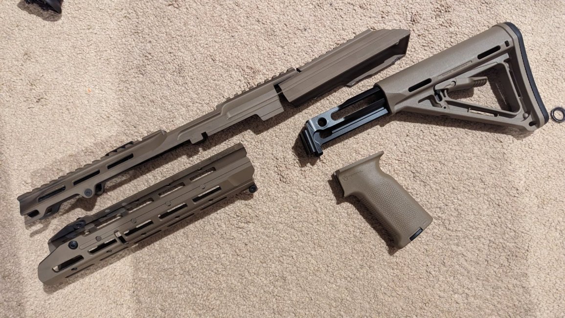 Sureshot Armament Mk3 AK Chassis FDE package