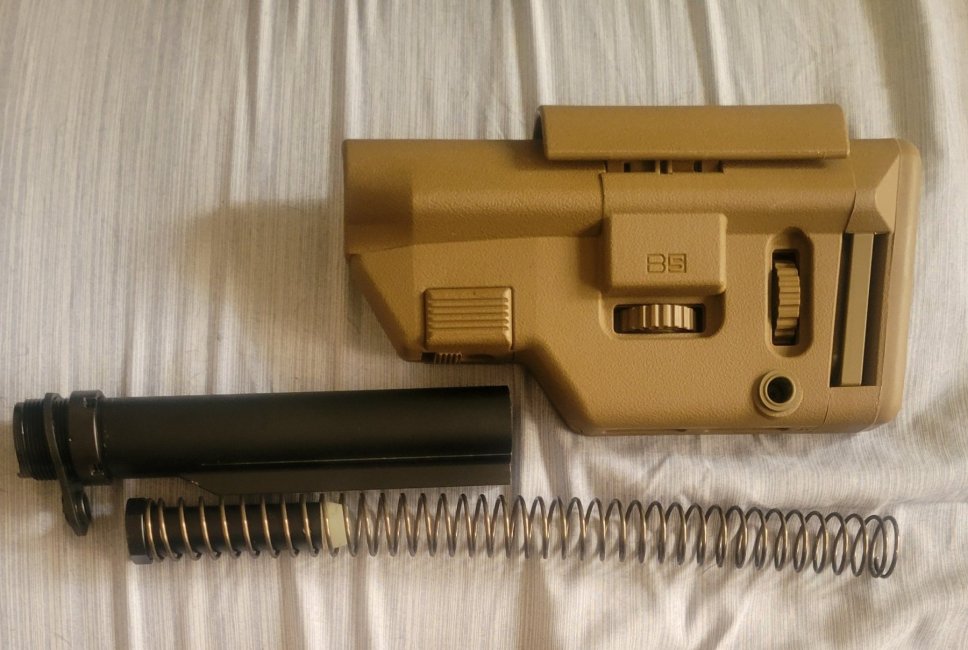 B5 CPS stock FDE with carbine buffer system
