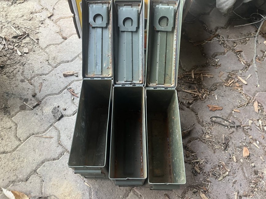 (3) 30 Cal Ammo Cans $15