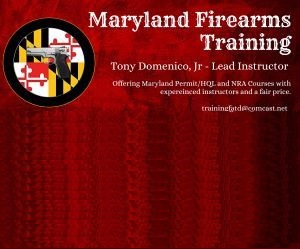 Maryland Firearms Training ad