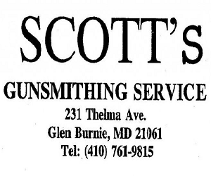 Scott's Gunsmithing banner ad