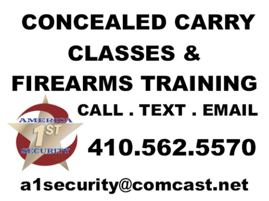 A1 Security Firearms Training Maryland