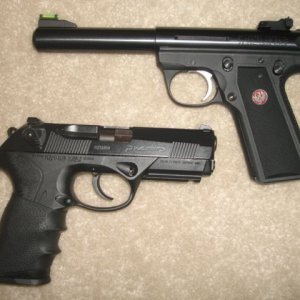 Beretta Px 9mm & Ruger 22/45