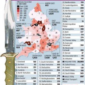 Uk Knife Crime Map