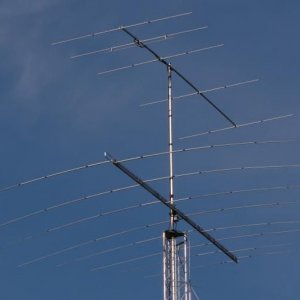 Ham Radio Antennas On Top Of 60' Tower