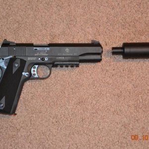 Ati (gsg) 1911 In .22 Lr With The Fake Can
