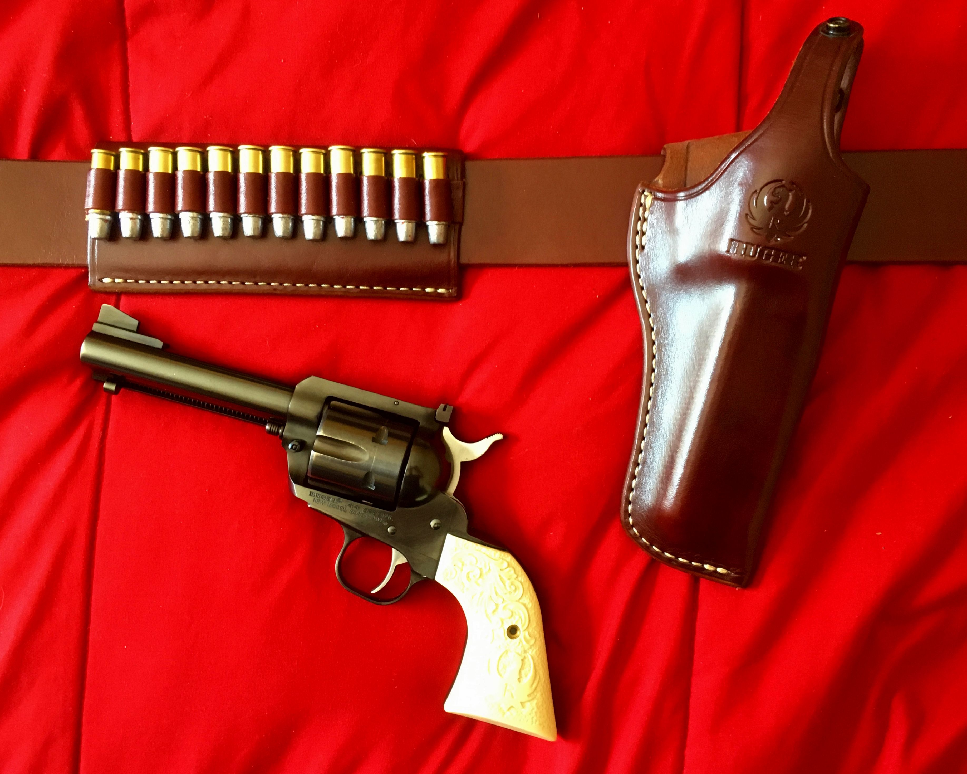 Ruger Blackhawk .44 Special with carved grips.JPG